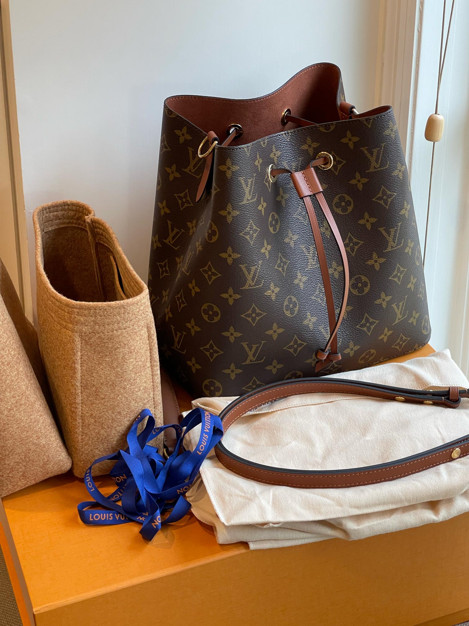 Preloved Bags Authentic on Instagram: Louis Vuitton Neonoe Caramel Full  set ori receipt. Excellent