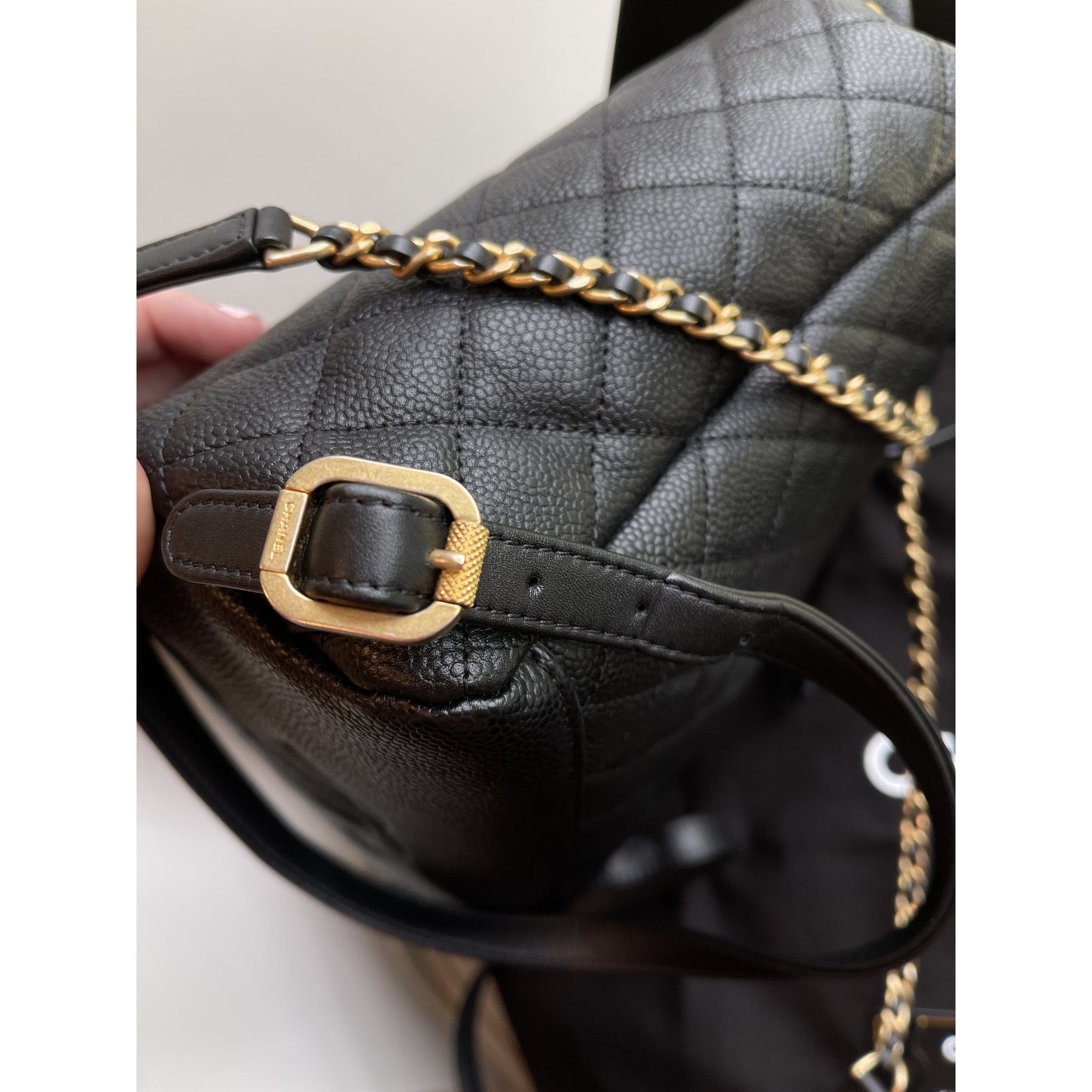 Chanel Filigree Backpack - Black