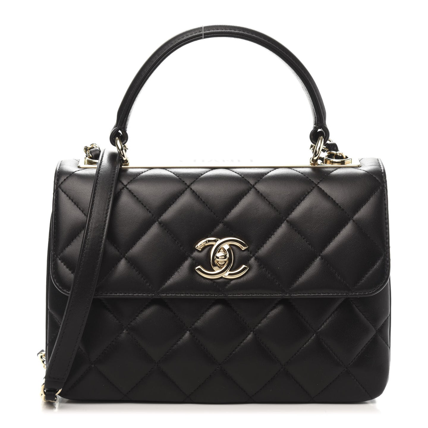 Chanel Trendy CC Small - Black, Quilted Lambskin