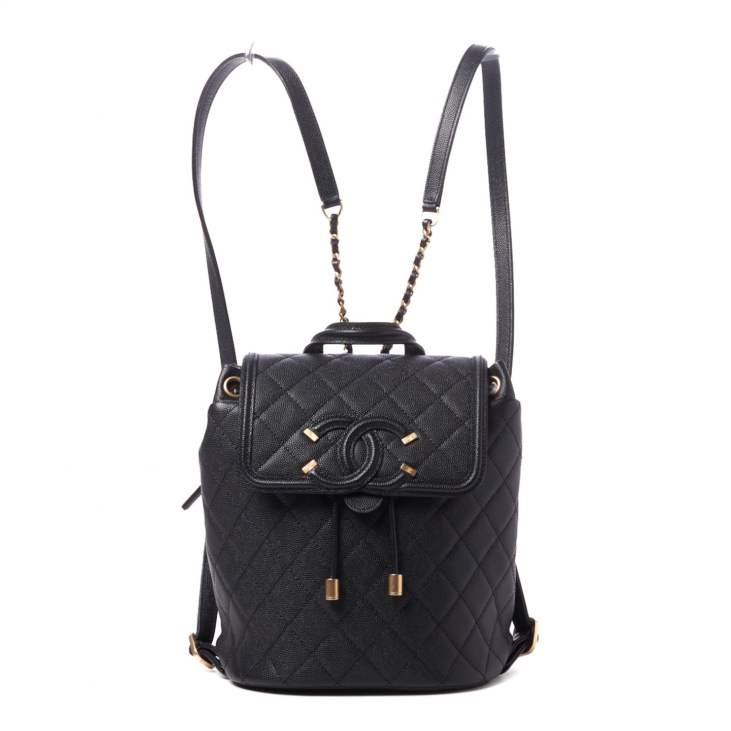 Chanel Filigree Backpack - Black